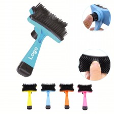 Pet Grooming Brush Pin Comb with Handle